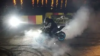 Bomber Magazine Burnout Party 2015 - Bike Burnouts