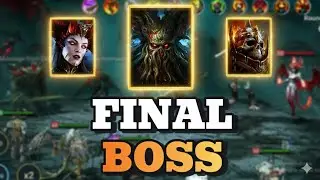 3 Bosses In 1 Battle! Clear Leshun Grim Forest Hard Mode - Raid Shadow Legends