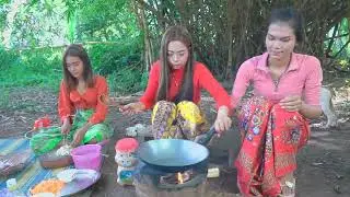 Amazing cooking Fried fish with Noodle recipe   Cook fried fish with fish sauce