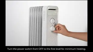 Electactic Radiator Heater (36205HOR0) | Setup & Operation Guide