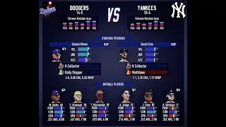 Super Mega Baseball 4 | Franchise LA Dodgers | Game 2 at New York Yankees | Ep 17
