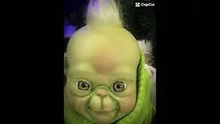 Baby grinch nonchalantly mogging the whole lobby🤫🤔😤😮&zwj;💨🔥🔥🔥