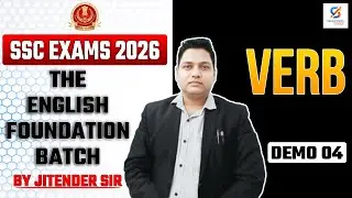 SSC Exams 2026 I The English Foundation 2026 I Reading Comprehension | Demo 04 I By Jitender Sir