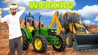 JCB VS JOHN DEERE TRACTOR LODE