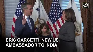 Eric Garcetti sworn in as new US Ambassador to India