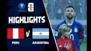 Messi scored a double, Argentina built the top of the table | Argentina - Peru