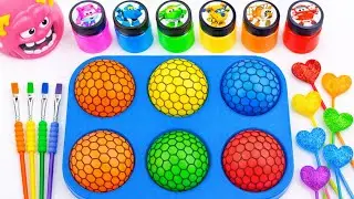 ✨ 100% Relaxation ASMR 😴 Glow Slime Mixing | No Talking ✨ 
