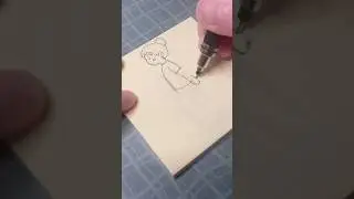 Animating frame by frame. Not perfect, but works. #shorts #handdrawnanimation #handdrawnart