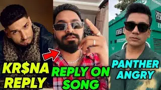 Krsna Reply On Emiway Beef 💀 Emiway Reply On Album | Panther Angry Reply On pakistan 