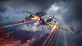 War Thunder dogfight