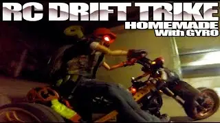 RC DRIFT TRIKE RWD HOMEMADE [PART 4/4]  with GYRO