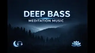 Deep Bass Meditation Music 🌙 Stress Relief, Deep Relaxation & Sleep