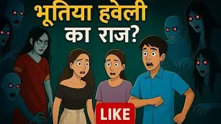3 दोस्त और डरावनी दुल्हन | Haunted Haveli Horror Animation Story | Funzzz 👻 | 