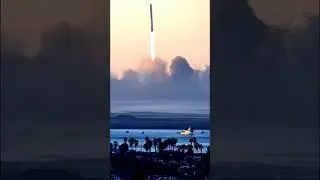 Starship IFT-2 Взлет #spacex #rocket #starship #elon #flight #IFT-2