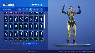 Fortnite-Singularity drift style stage 2 all emotes