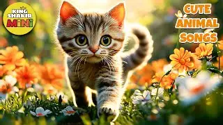 Cute Animal Songs - 16🐾🧡 King Shakir Mini #animalsongs #nurseryrhymes #kidssong #funny