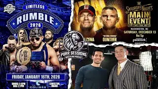 Limitless Wrestling Surprises, WWE Main Event Predictions, John cena Interview (Purr Sessions #74)