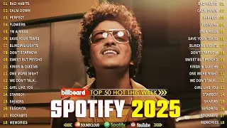🔥 Trending Pop Songs 2025 🎶 Bruno Mars, Adele, Dua Lipa, Ed Sheeran, Selena Gomez, Taylor Swift