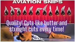 New Milwaukee Aviation Metal Snips Review : Offset Tin Snips : Hand Cutting Tools for sheet Metal