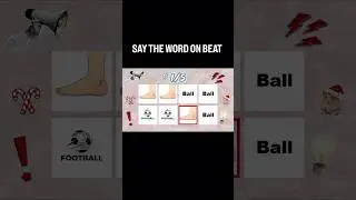 Say The Word On Beat Challenge #game #shorts #trendingchallenge #trending #puzzle #viral #funny #fun