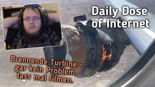 Zwergi react to * Plane Engine Explodes Mid-Flight - Daily Dose Of Internet