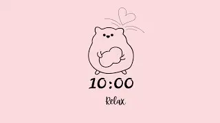 10 Minute Timer – Soft Pink | Aesthetic Focus Timer for Calm Productivity
