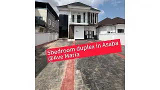 Beautiful 5bedroom duplex In Asaba for sale (raw video) 