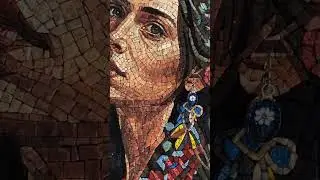 A crown lady #art #mosaic #artandcraft #viralvideo #painting #mosaicartist #artanddesign #design