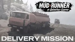 Spintires: MudRunner | Challenge #6: Delivery Mission [Gameplay]