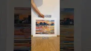 I paint with paper (collages made from upcycled magazines)