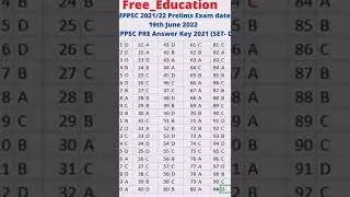 MPPSC PRE 2022 Answer Key set D | MPPSC Prelims 2022 Paper Analysis || mppsc answer key 2022