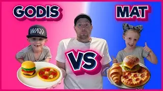 GODIS vs MAT – Vem får ÄTA vad?! 😱🍬🍕