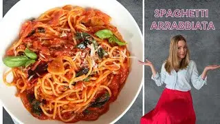Spaghetti arrabbiata - spicy Italian pasta