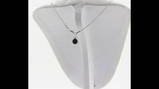 Pink banded Agate 3 beads necklace 8 mm. Stainless steel chain