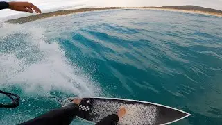 INSANELY BLUE AND GLASSY - Early morning surf  (POV)