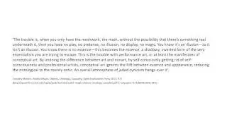 New Materialisms Conference: Elizabeth Pulie