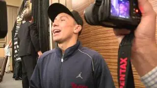 ESPN'S DAN RAFAEL, DMVsportsZONE CP, RING TV etc interview GOLOVKIN at Press Conference