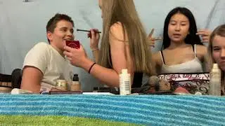 DOING BOYS MAKEUP