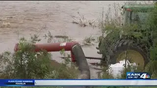 Levee holding for now in Conway County