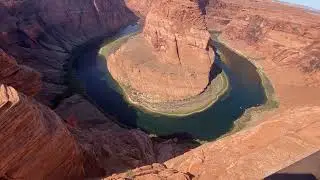 Horse Shoe Bend in Indian Reservation-Navaho Tribe Arizona🧡🧡🧡🧡