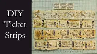 DIY Ticket Strip Ephemera