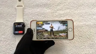 iPhone 5s - battery life test playing PUBG (smooth vs balanced graphics)
