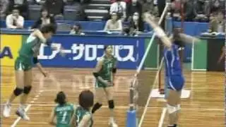 Kim Yeon-Koung - 2009/2010 JAPAN V-League JT vs TORAY(091128)
