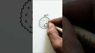 How To Draw Durian Fruit | #drawing #shorts #viralvideo #trending #short