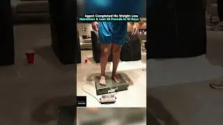 Agent Completed His Weight Loss Marathon & Lost 25 Pounds in 10 Days  🔥