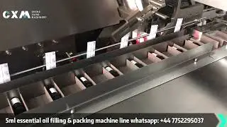 5ml essential oil filling capping labeling cartoning machine line #essentialoils #fillingmachine