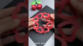 Rose 🌹 Making with paper Idea 💡| part 15 | learn & grow #youtubeshorts #youtuber
