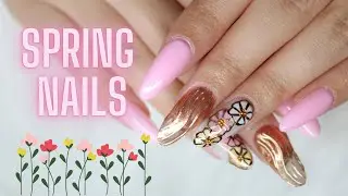 HOW TO DO GEL-X NAILS TUTORIAL | SPRING NAILS