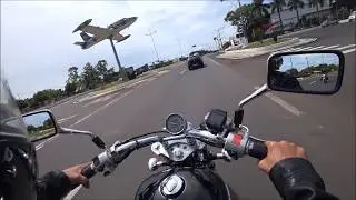 viajando pra outro estado pra busca a moto. Honda shadow 600.