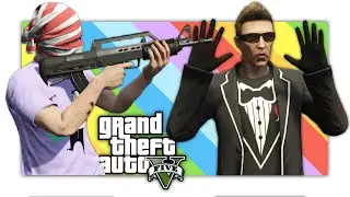 TERRORISTI SUL TRENO! - GTA 5 ITA Funny Moments w/ AnItalianN00b & LuCazz